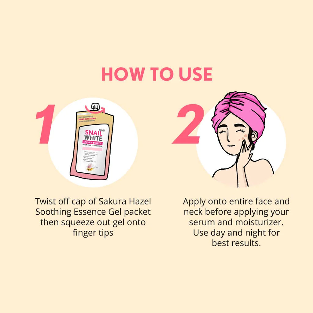 Sakura Hazel Soothing Essence Gel