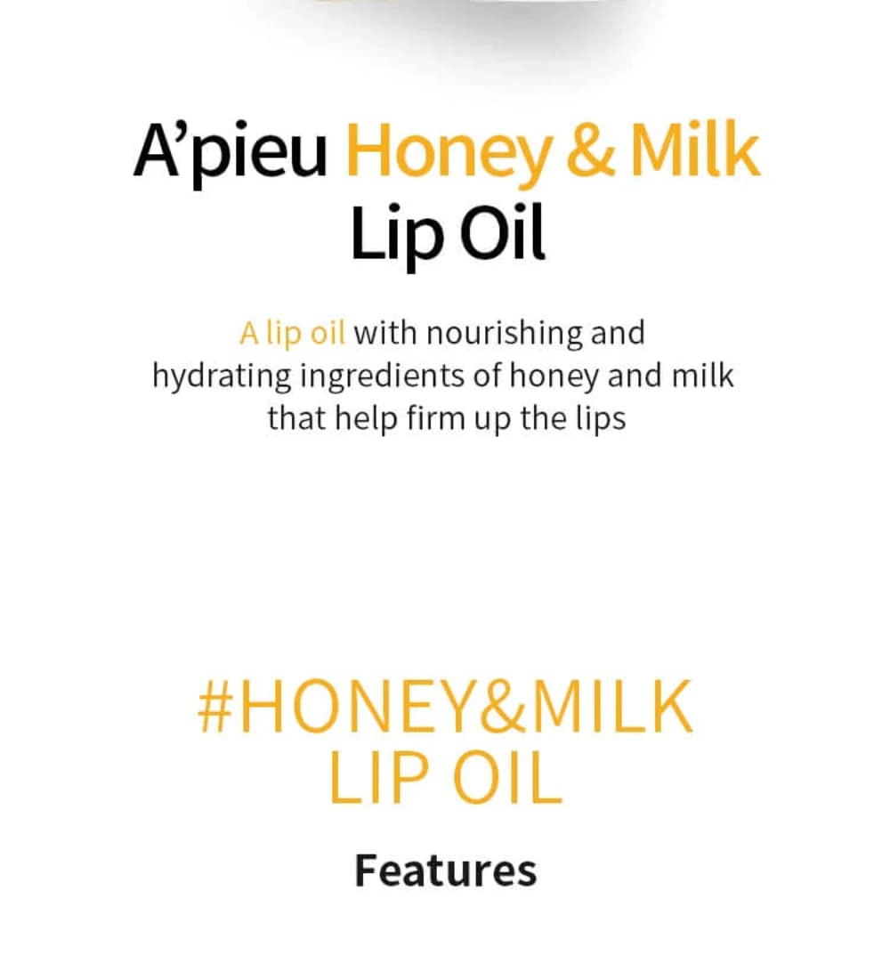 Honey & Milk Lip Oil