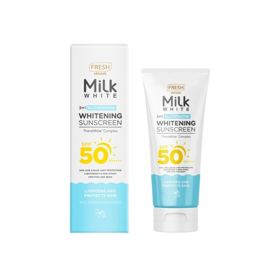 Fresh Skinlab Milk White 3-in-1 Glutathione Sunscreen 50ml - cosy australia shop cosy Fresh Skinlab Milk White 3-in-1 Glutathione Sunscreen 50ml - cosy australia shop cosy