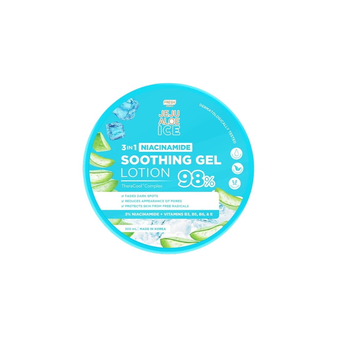 Fresh Skinlab Jeju Aloe Ice 3 in 1 Niacinamide Soothing Gel Lotion 300ml