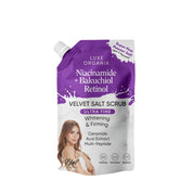 Niacinamide + Bakuchiol Retinol Velvet Salt Scrub 300g