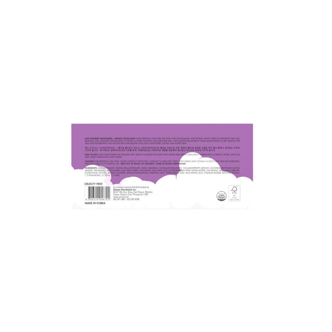 Niacinamide + Retinol Cloud Soap 3x80g
