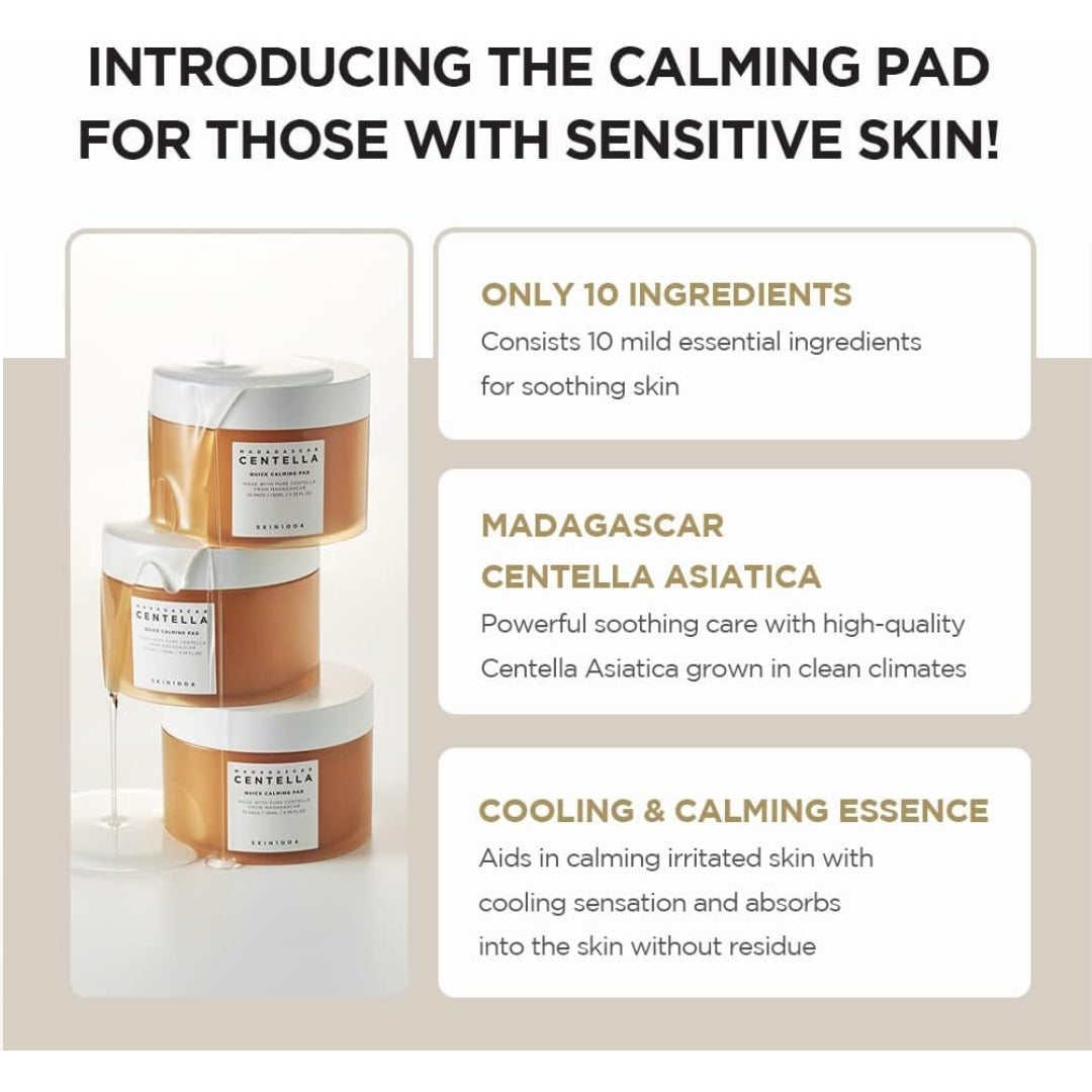 Madagascar Centella Quick Calming Pads 70s