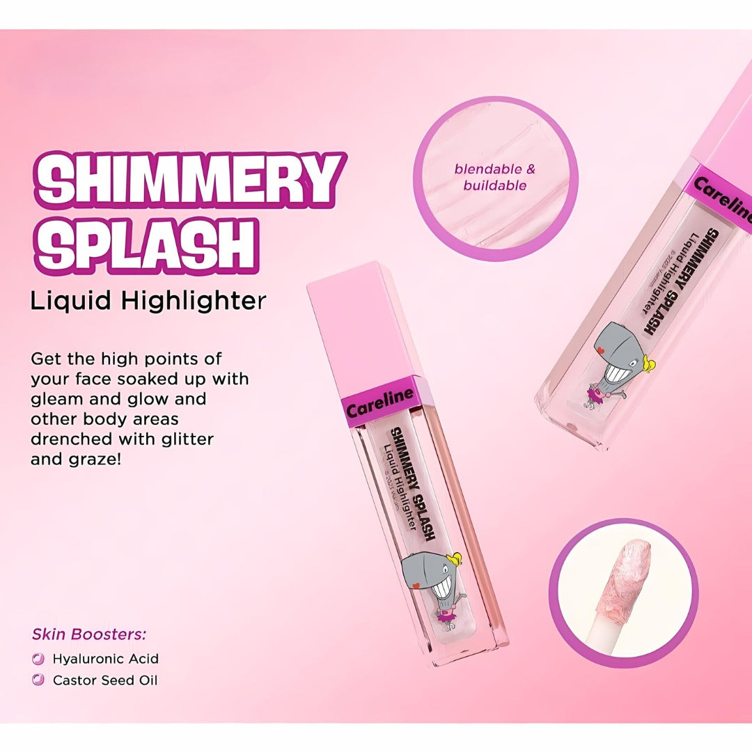 Careline x Spongebob Shimmery Splash Liquid Highlighter