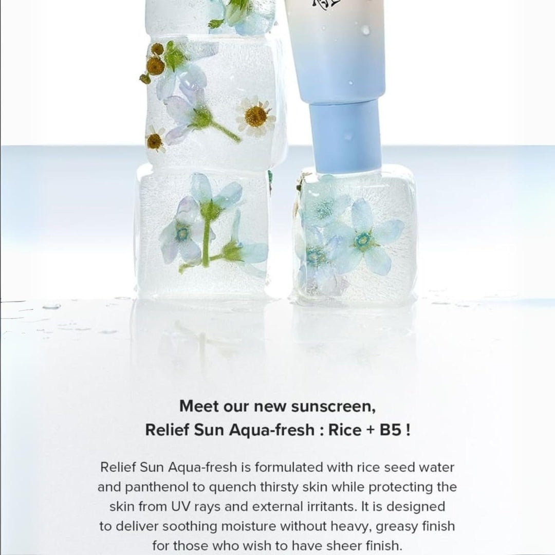 Relief Sun Aqua-Fresh: Rice + B5 50ml