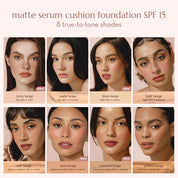 Second Skin Matte Serum Cushion Foundation SPF15