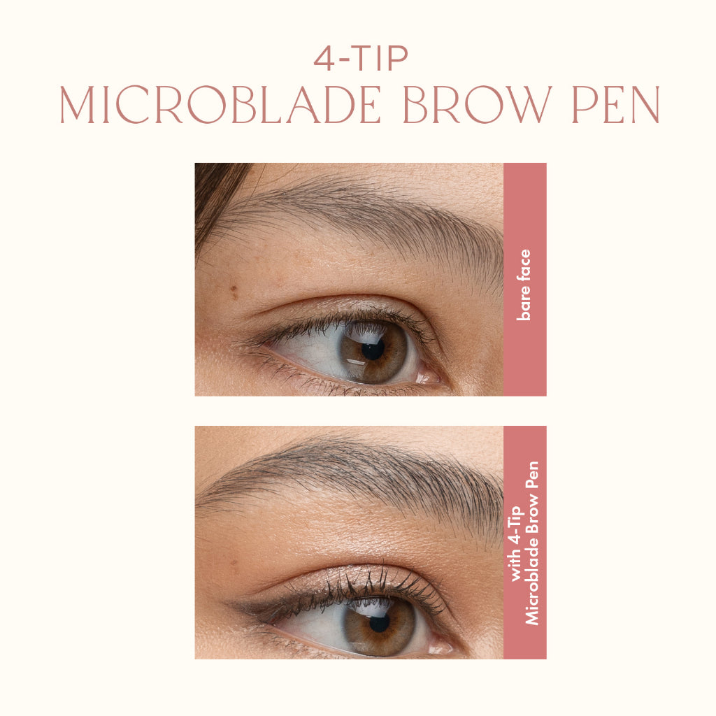 4-tip Waterproof Microblade Brow Pen