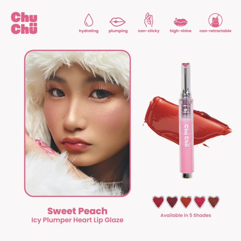 Icy Plumper Heart Lip Glaze