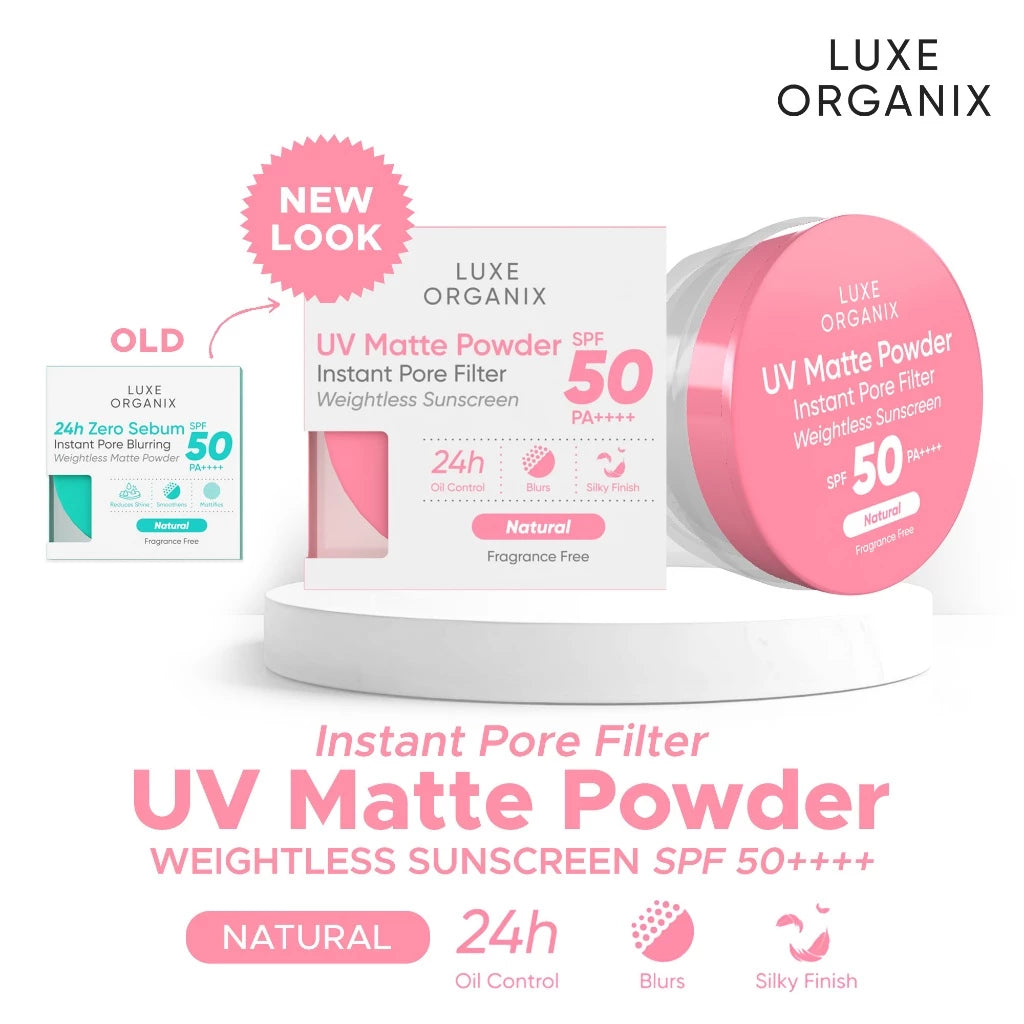 UV Matte Powder Instant Pore Filter Weightless Sunscreen SPF50