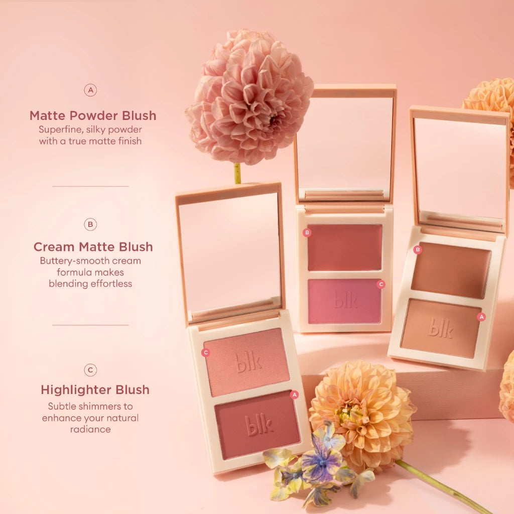 Dual Blush Palette Cream + Powder