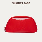 Trapezoid Pouch in ruby