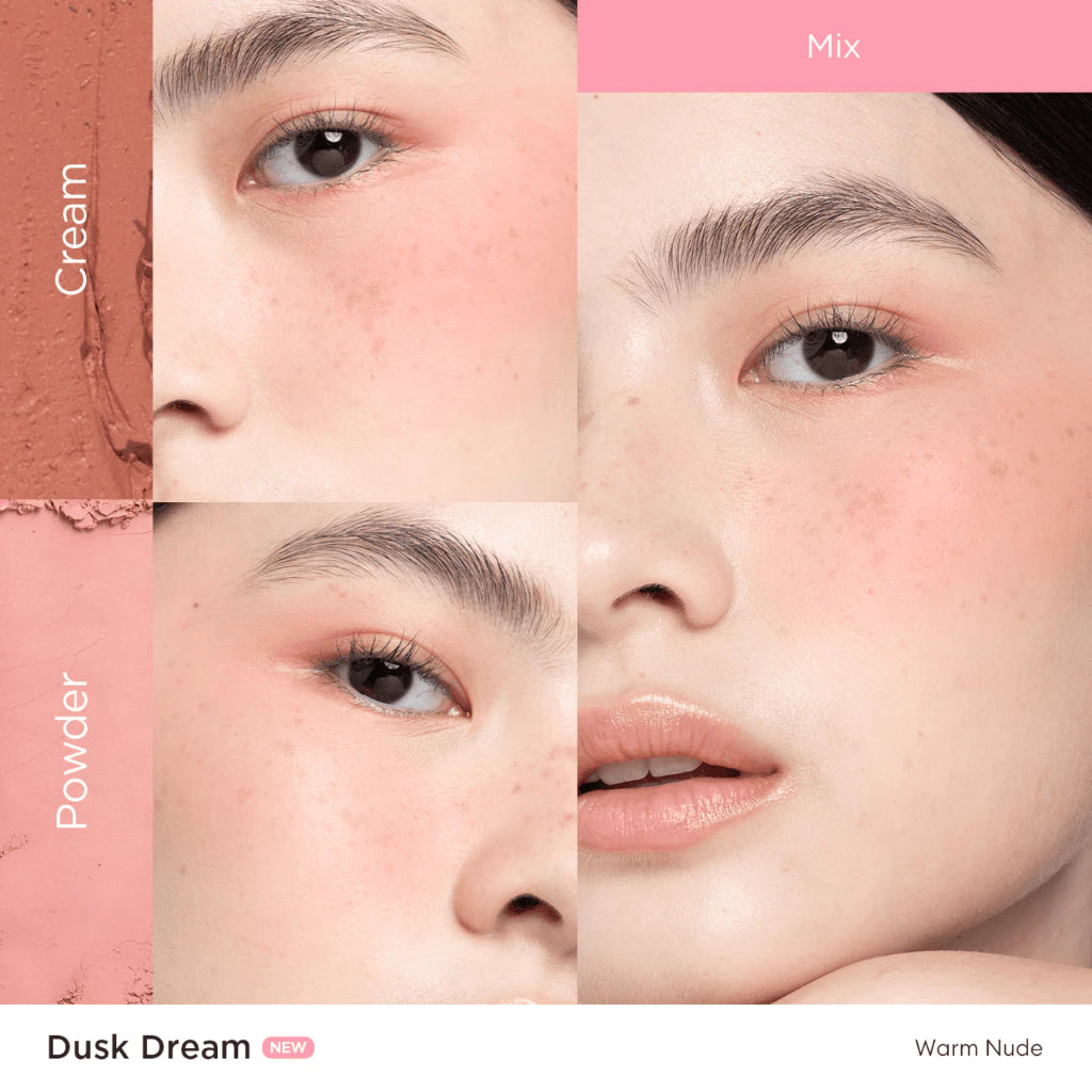 Dual Blush Palette Cream + Powder