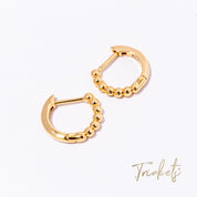 Bubble Reversible Hoop Earrings