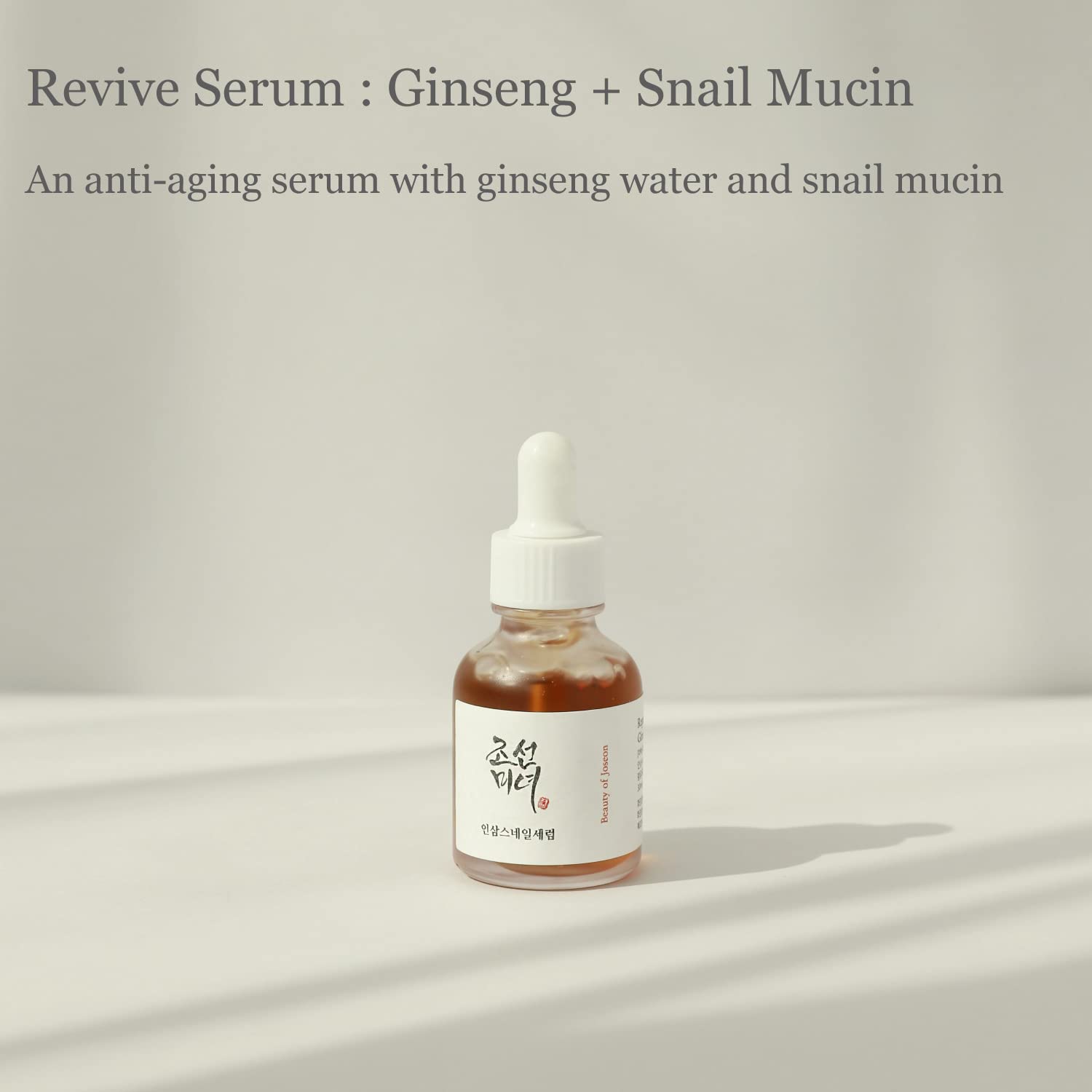 Revive Serum: Ginseng + Snail Mucin 30ml