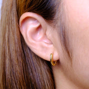 Bubble Reversible Hoop Earrings