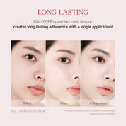 Kill Cover Mesh Glow Cushion Set in #04 Ginger