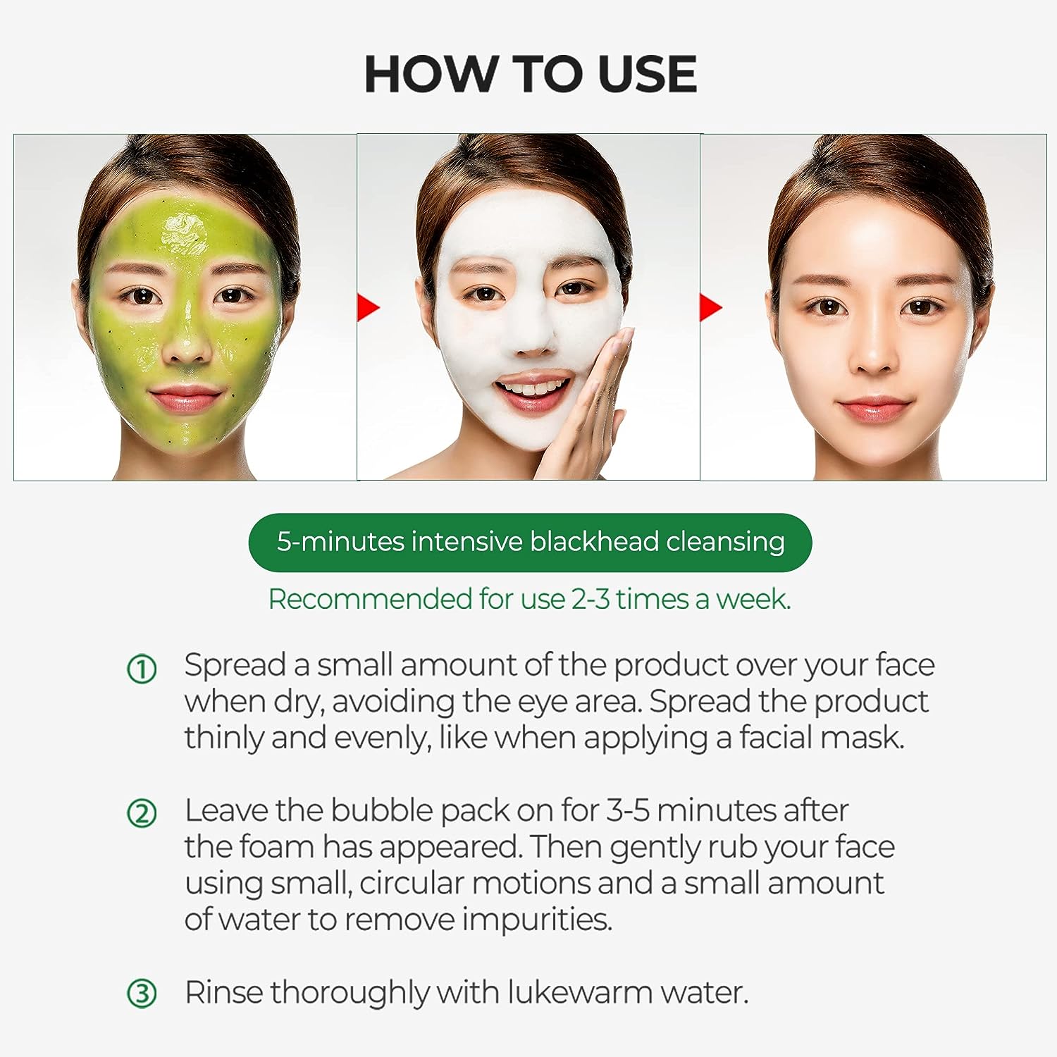 SOME BY MI Bye Bye Blackhead 30 Days Miracle Green Tea Tox Bubble Cleanser 120g - cosy australia – shop cosy