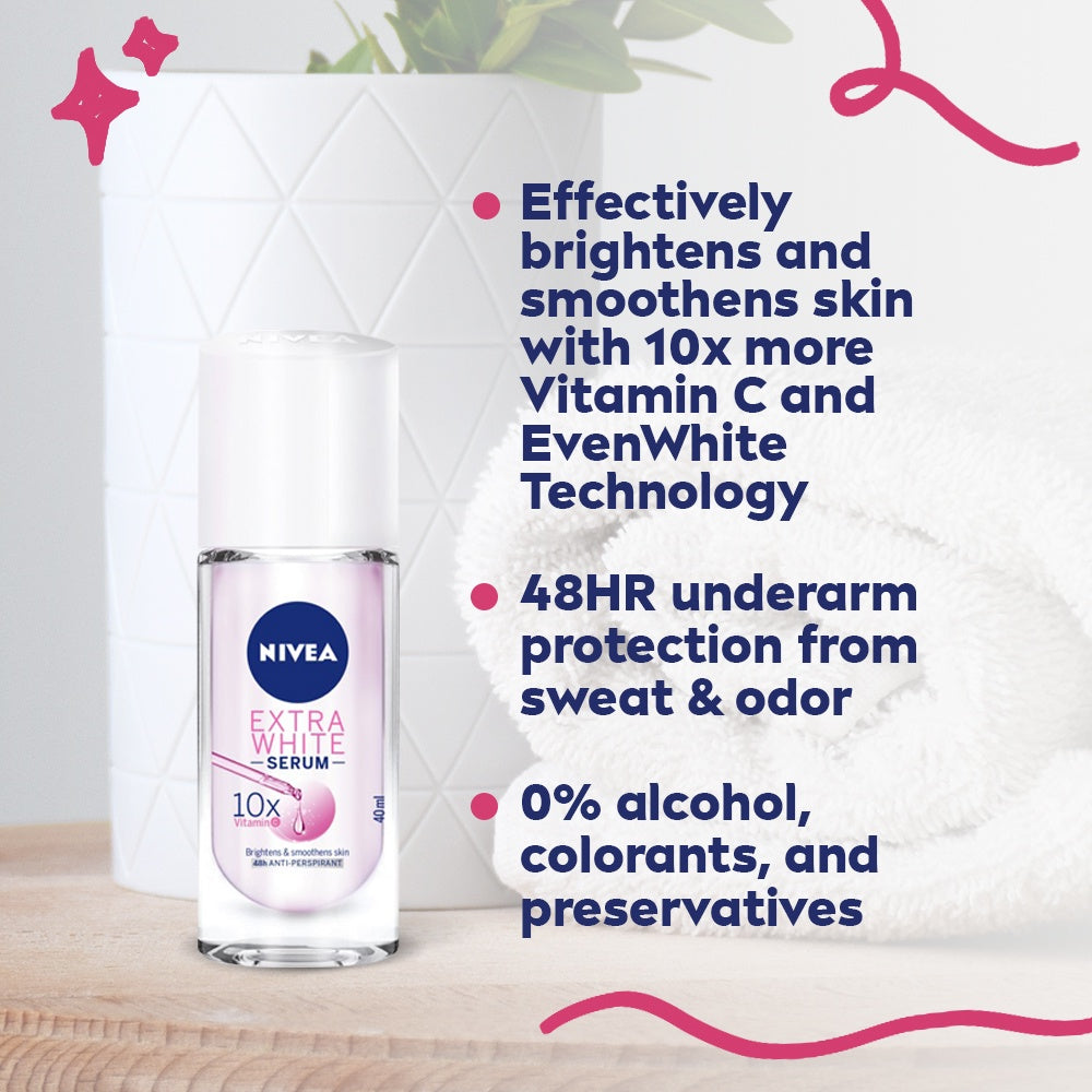 Extra Bright Serum Roll-On Deodorant 40ml