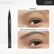 Superfine Liner Liquid Brow Pen in Coffee