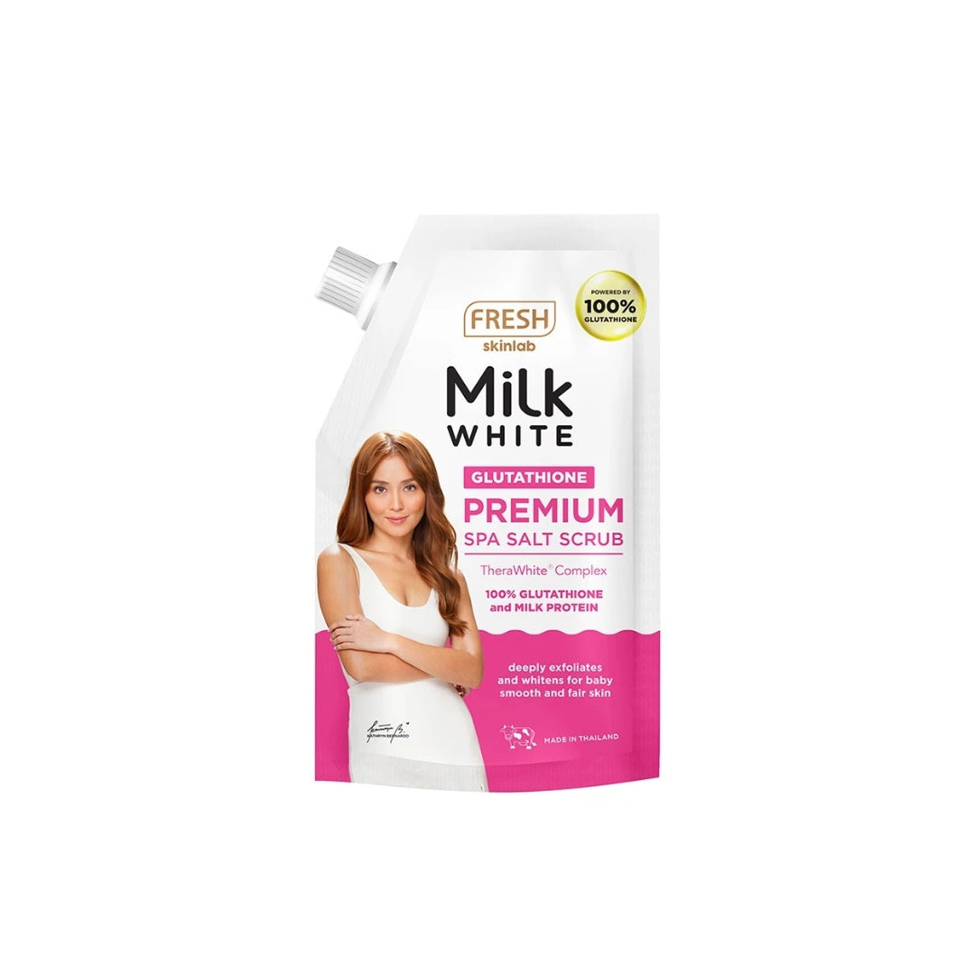 Fresh Skinlab Milk White Glutathione Premium Spa Salt Scrub 350g
