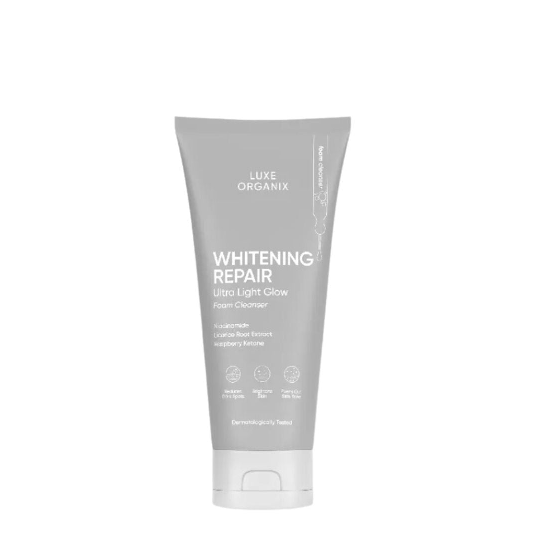 LUXEORGANIXWhiteningRepairUltralightGlowFoamCleanser150g-front-cosyaustralia.jpg