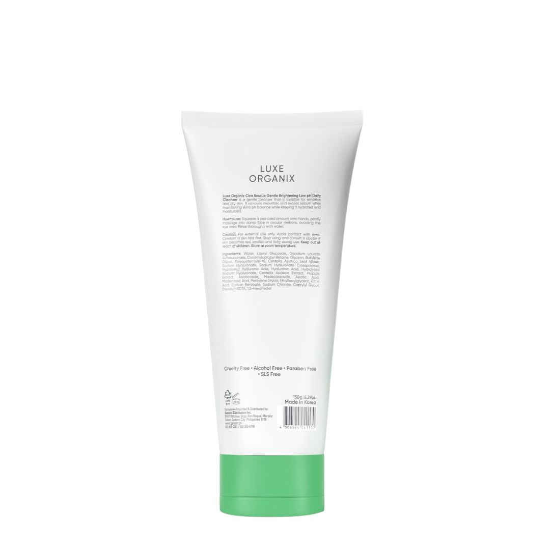 LuxeOrganixCicaRescueGentleBrighteningCleanser150g-back-cosyaustralia.jpg