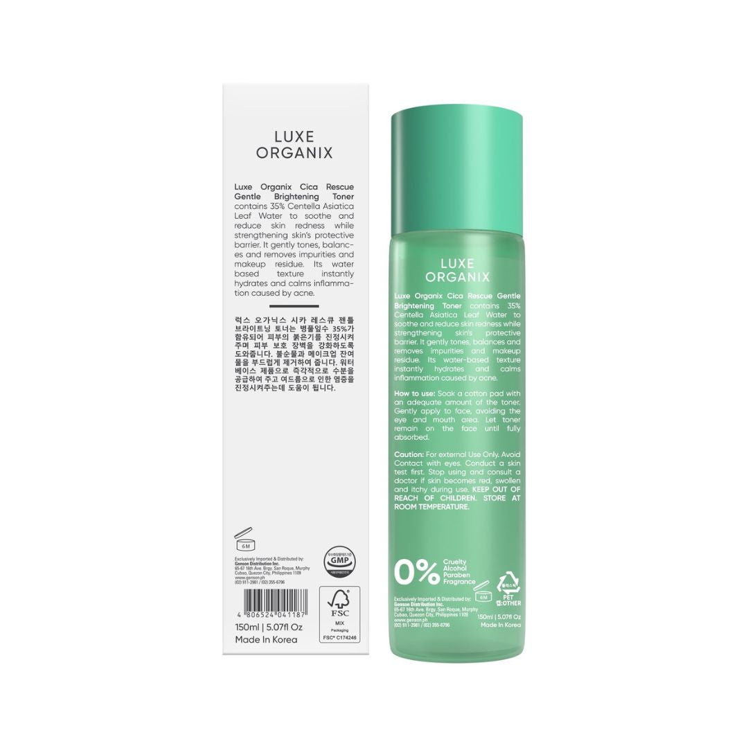 Cica Rescue Gentle Brightening Toner 150ml