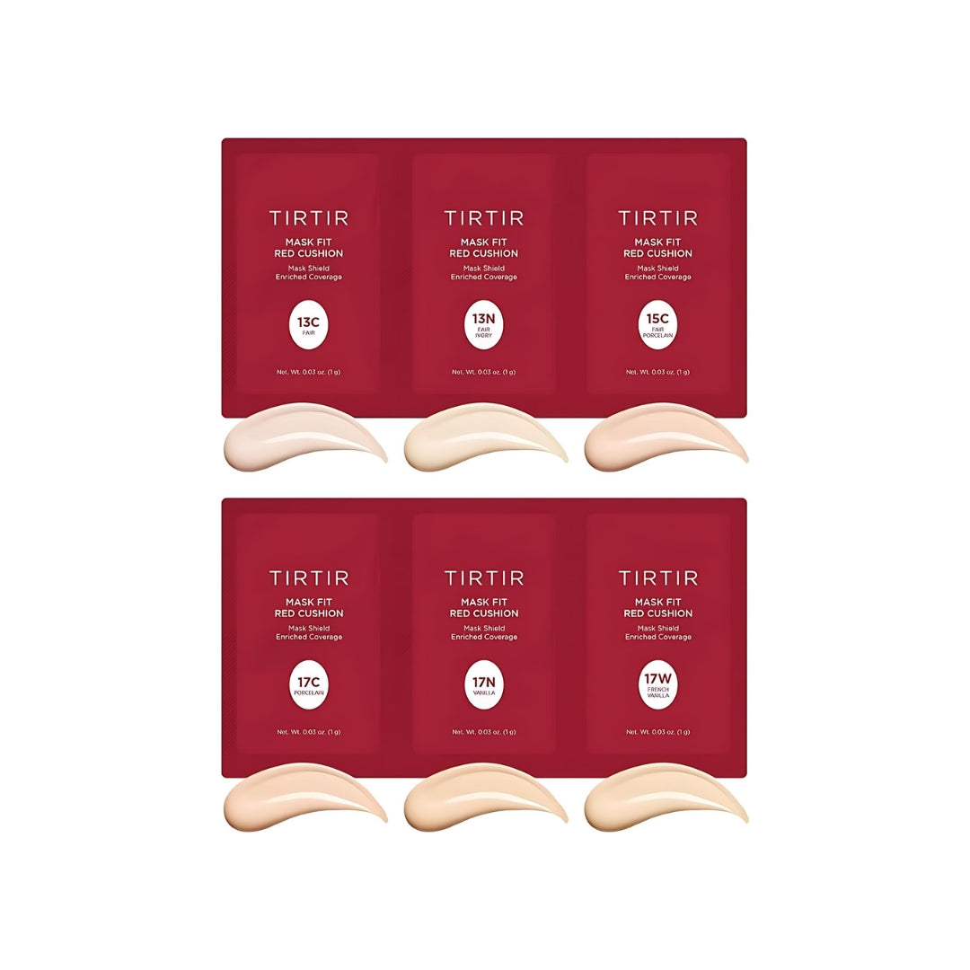 Mask Fit Red Cushion 6 Shade Trial Kit