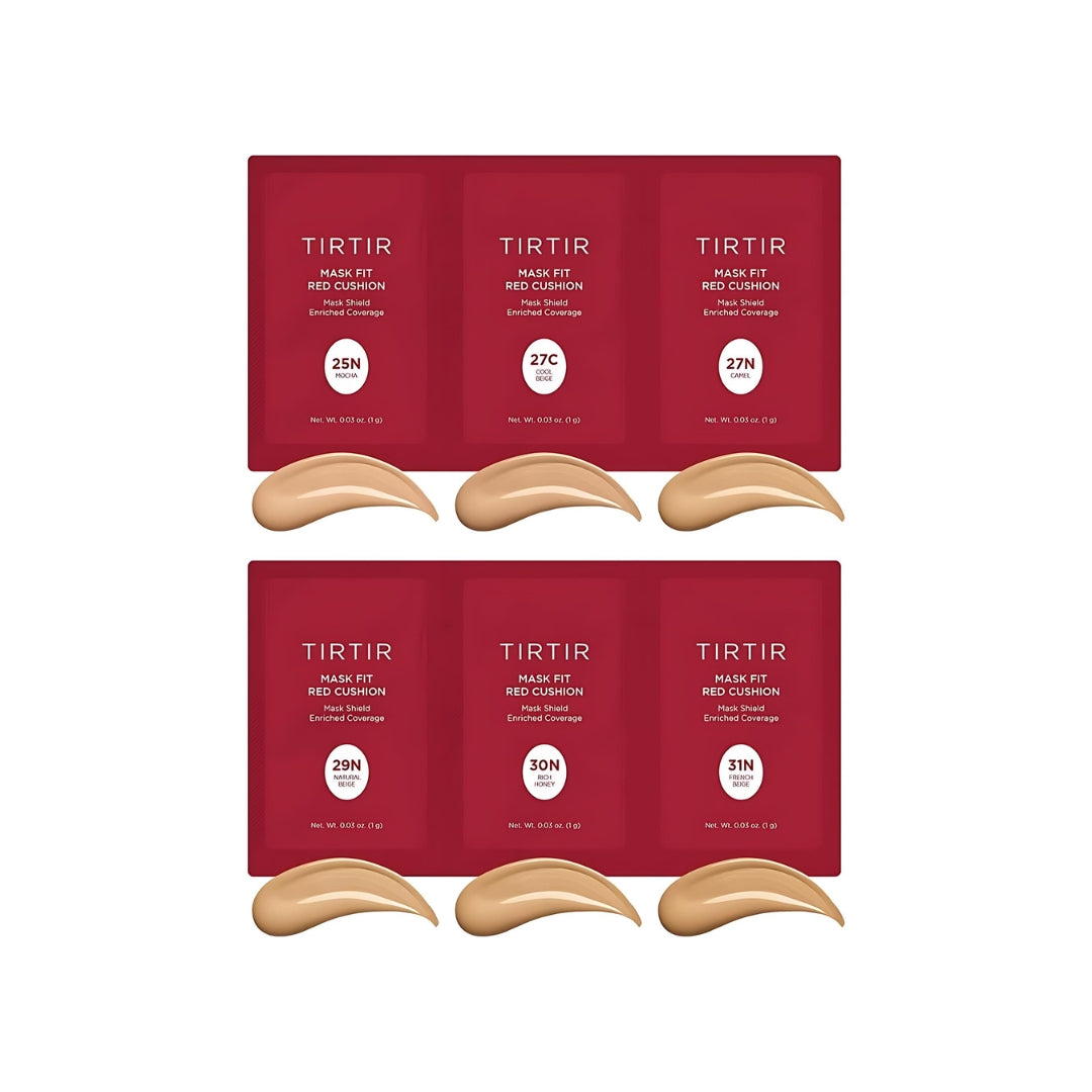 Mask Fit Red Cushion 6 Shade Trial Kit