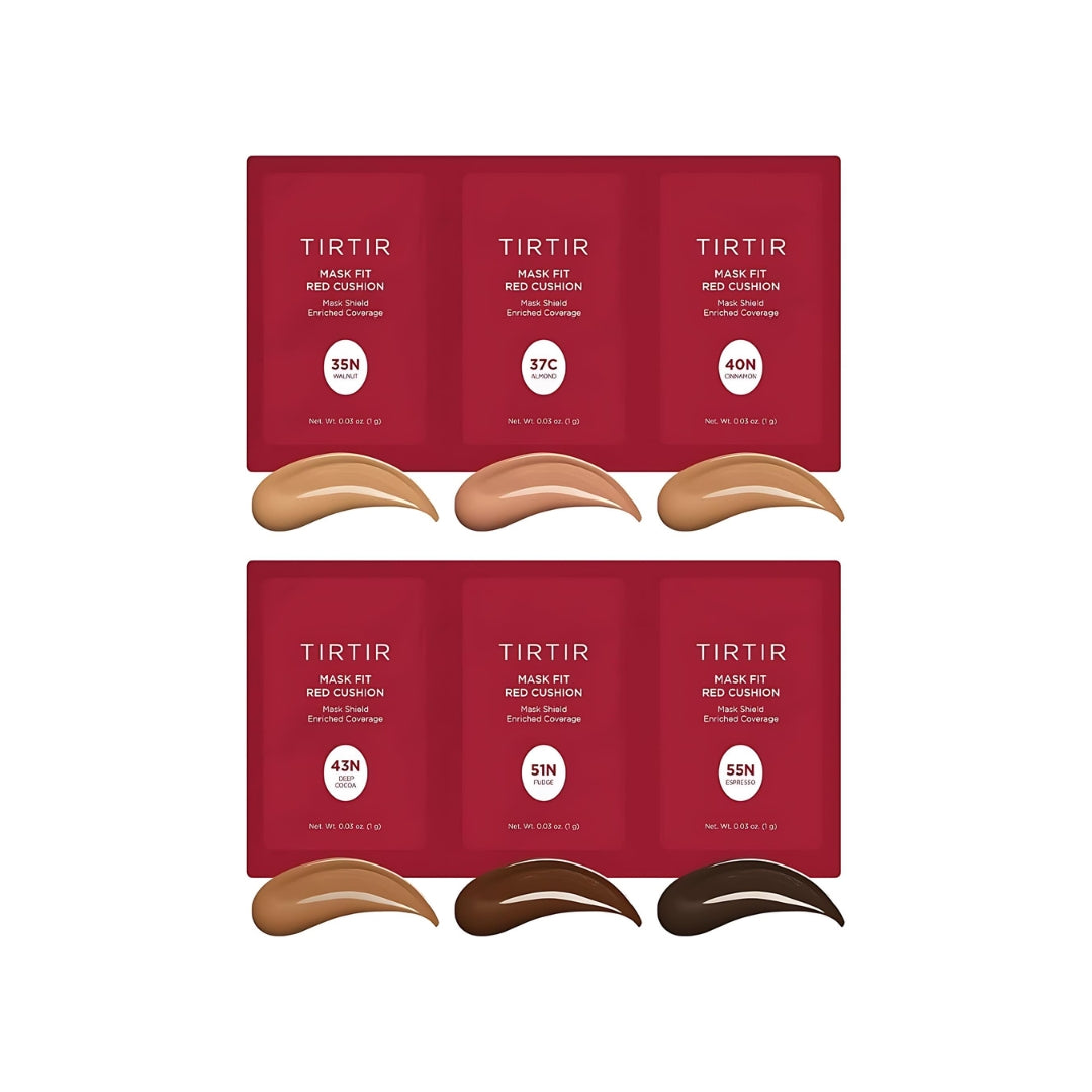 Mask Fit Red Cushion 6 Shade Trial Kit