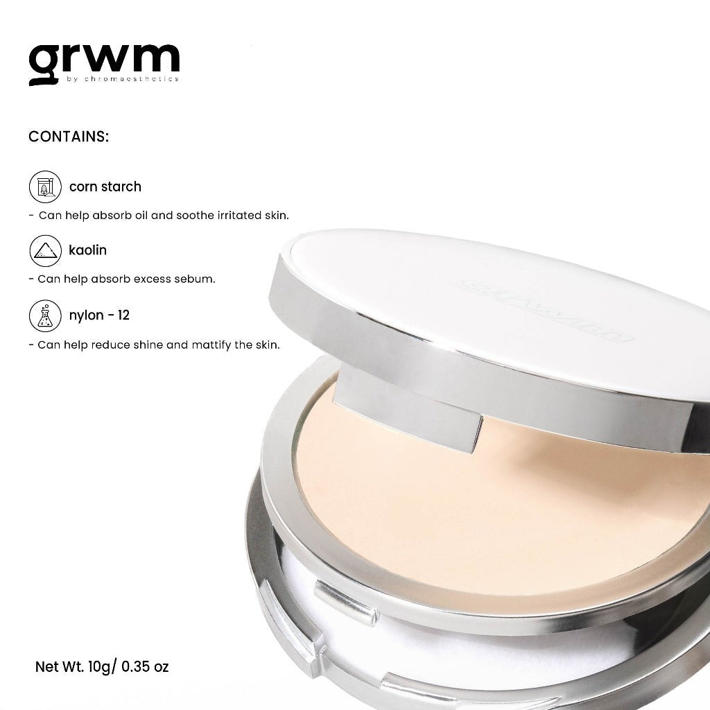 GRWM Cosmetics Powder Rush Pressed Translucent Powder - cosy australia
