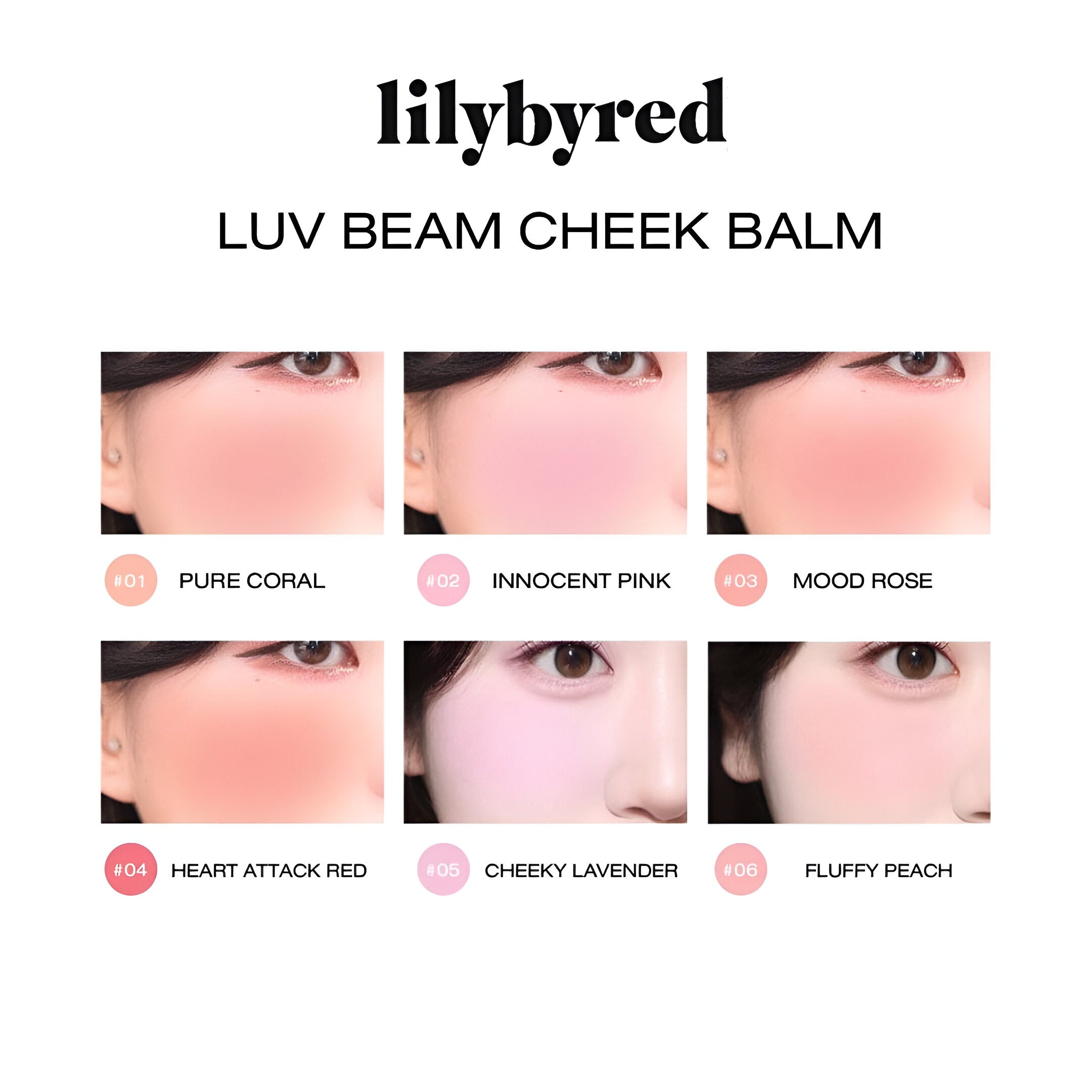 lilybyred Luv Beam Cheek Balm in #06 Fluffy Peach - cosy australia