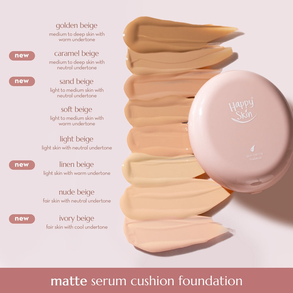 Matte Serum Cushion Foundation Shade Match Card