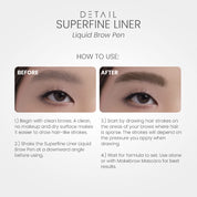 Superfine Liner Liquid Brow Pen in Coffee