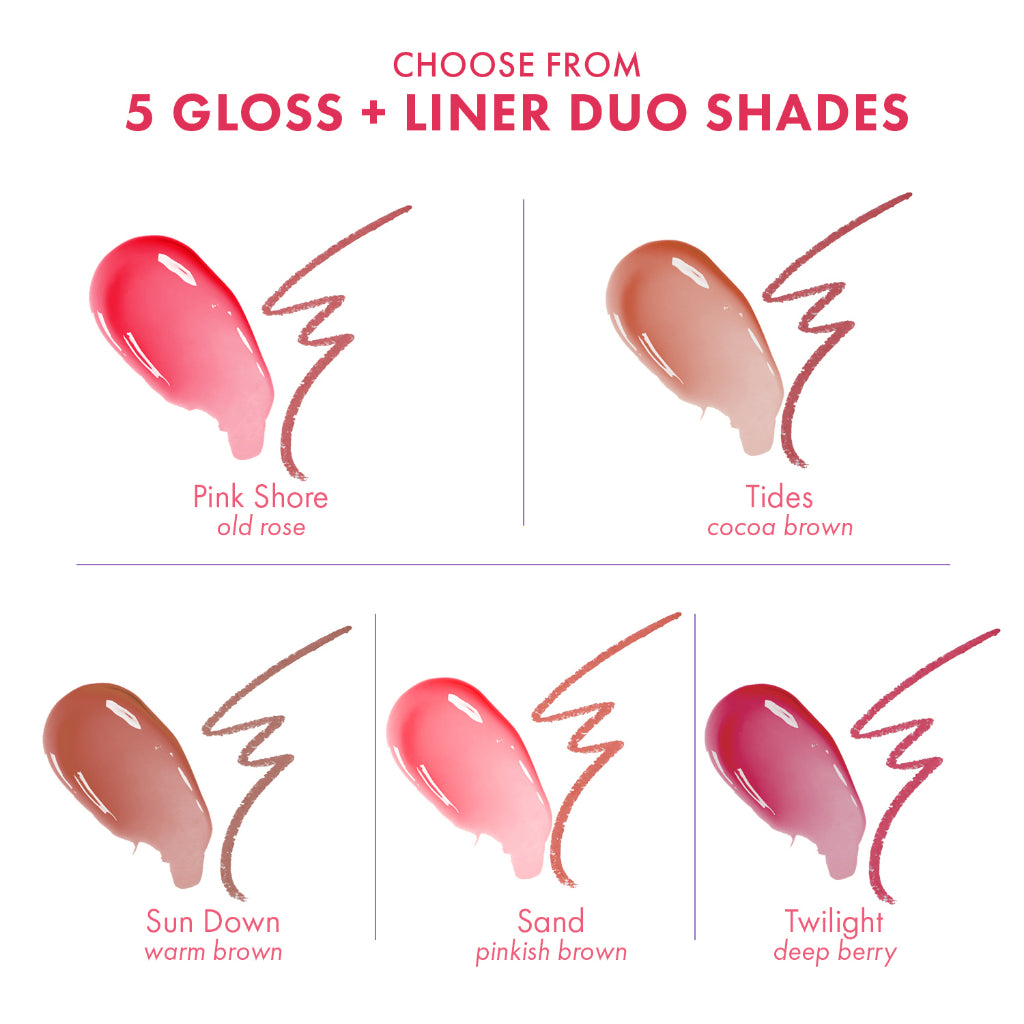 Plumping Lip Gloss and Lip Liner Set