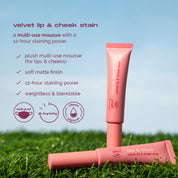 Kiss & Bloom Velvet Lip & Cheek Stain