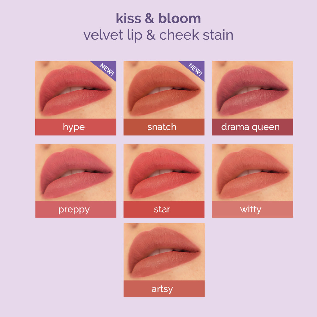 Kiss & Bloom Velvet Lip & Cheek Stain