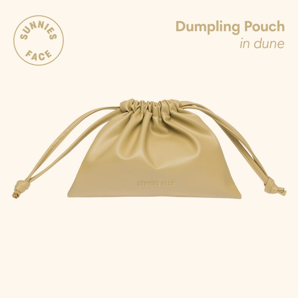 Dumpling Pouch in dune