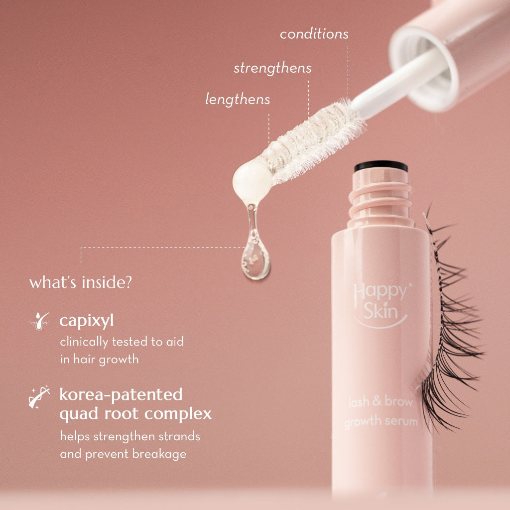 Holy Grail Lash and Brow Growth Serum in Clear