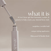 Sculpt & Hold Multi-Peptide Laminating Brow Gel in Clear