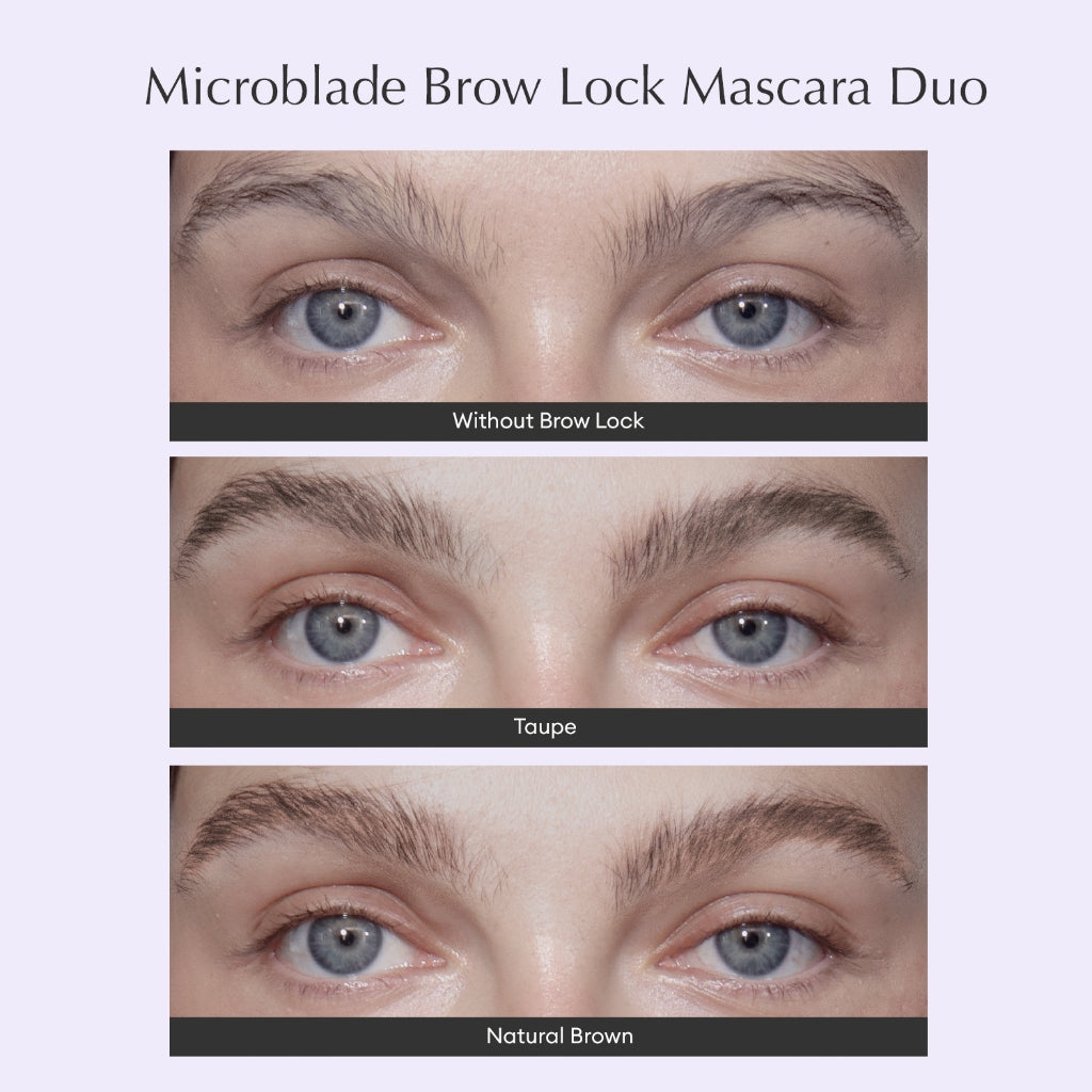 Microblade Brow Lock Mascara Duo