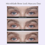 Daydream Microblade Brow Lock Mascara Duo in Natural Brown