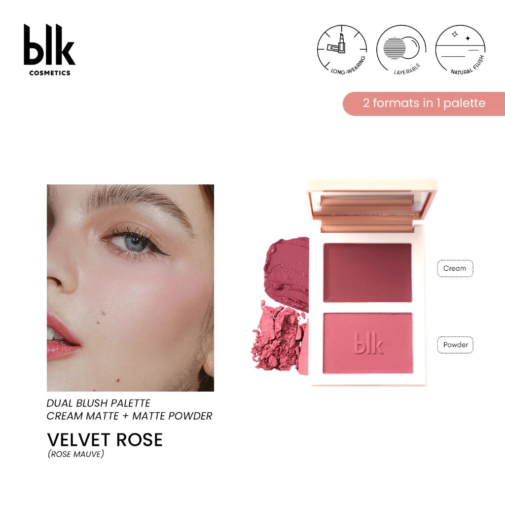 Dual Blush Palette Cream + Powder