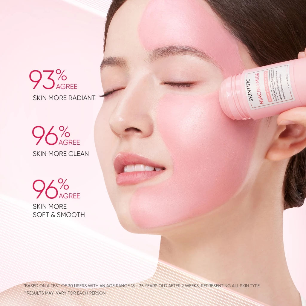 Niacinamide Bright Boost Pink Clay Stick