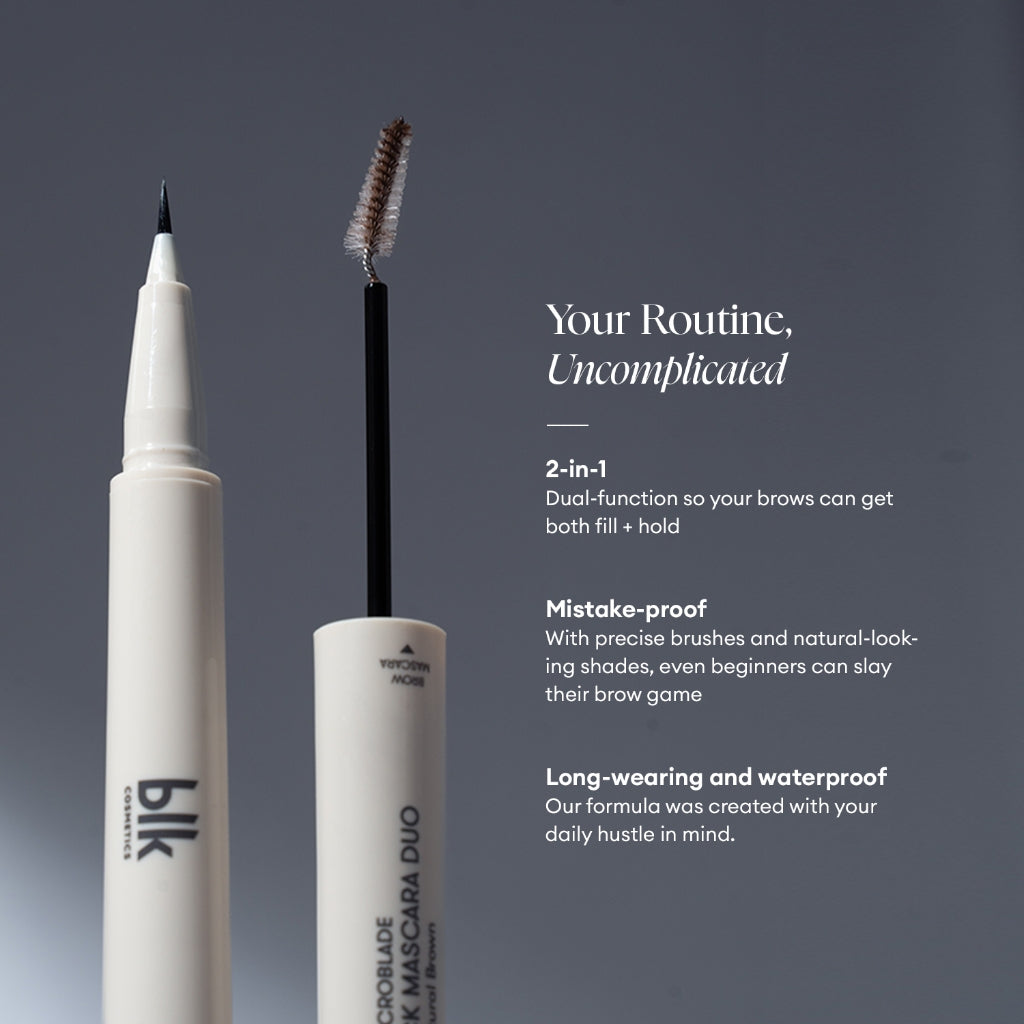 Microblade Brow Lock Mascara Duo