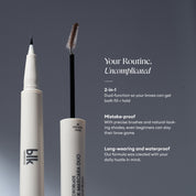 Daydream Microblade Brow Lock Mascara Duo in Natural Brown