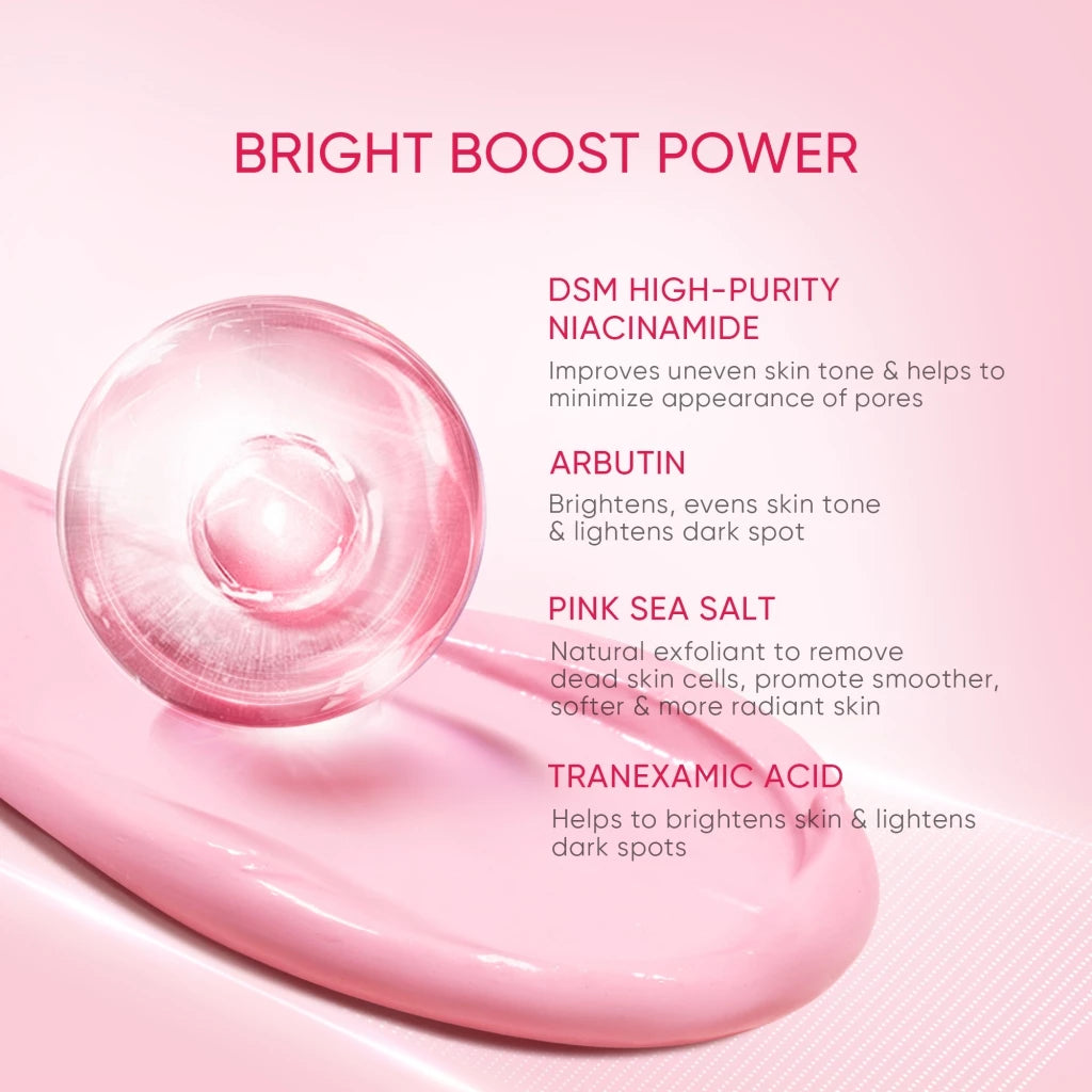 Niacinamide Bright Boost Pink Clay Stick