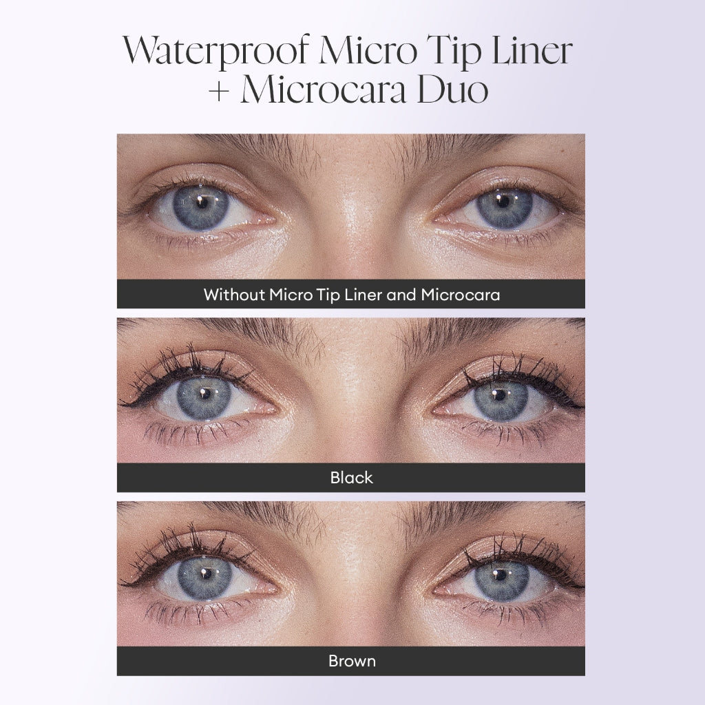 Waterproof Micro Tip Liner + Microcara Duo