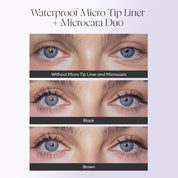 Daydream Waterproof Micro Tip Liner + Microcara Duo in Black