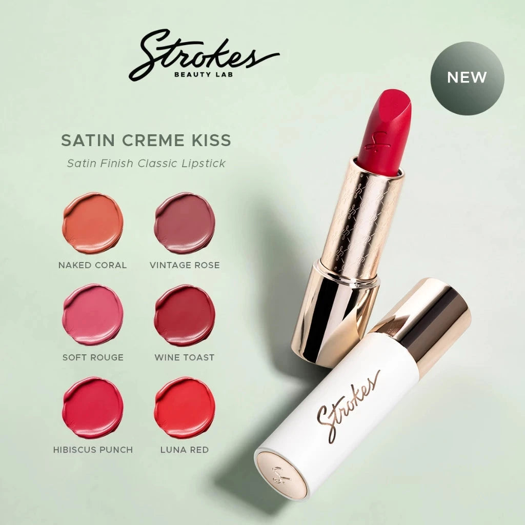 Satin Creme Kiss Bullet Lipstick